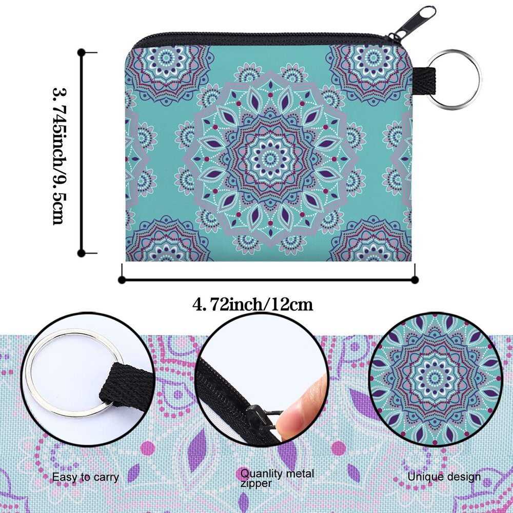 8338 Coin Purse 10 Pack Purse Pouches for Inside Purse Mini Change Wallet - Picture 2 of 7